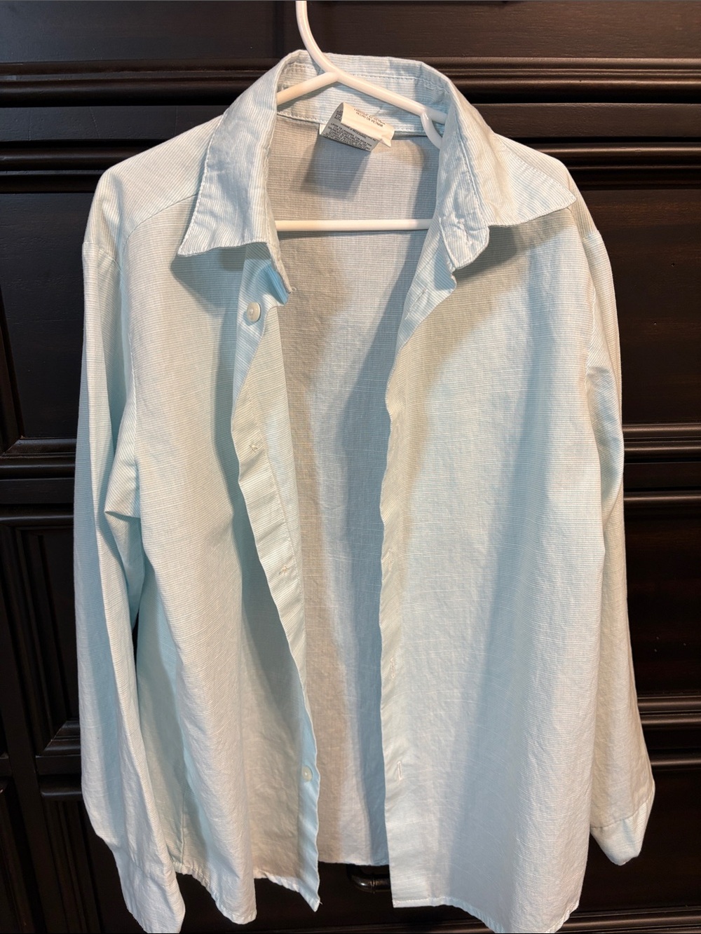 Van Heusen Light Blue Striped Button Shirt